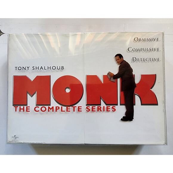Monk: The Complete Series (DVD, 8 Seasons, Box Set) - Picture 2 of 7